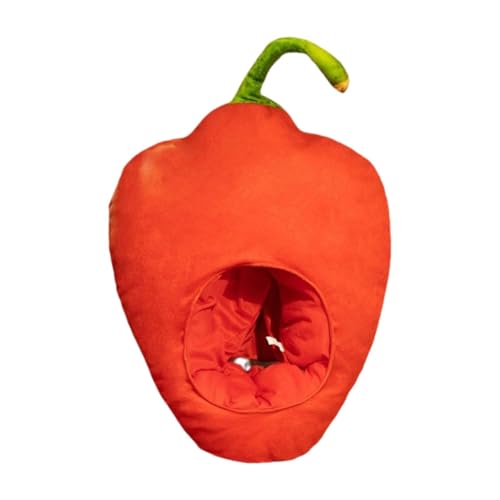 kowaku Kopfbedeckung Plüschmütze Kostümhut Kinderkarneval Mützen Aus Flauschigem Material für Jungen Und Mädchen für Maskenball Geburtstag Fotodeko, Orange von kowaku