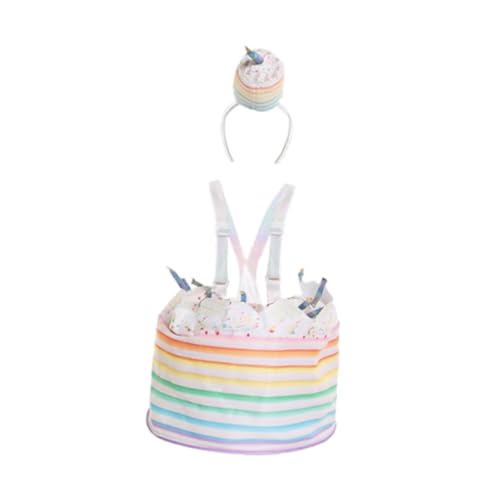 kowaku Kuchenkostüm für Kinder, lustiges Essenskostüm für Halloween kowaku Kuchenkostüm für Kinder, lustiges Essenskostüm für Halloween von kowaku
