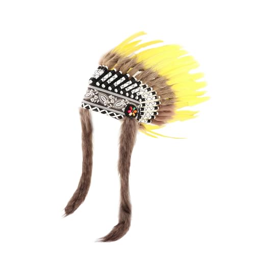 kowaku Künstliche Federkopfschmuck American Headschminder, Gelb kowaku Künstliche Federkopfschmuck American Headschminder, Gelb von kowaku