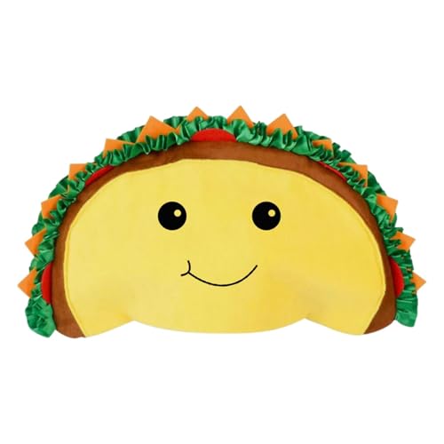kowaku Lustiger Hamburger Hat Novelty Food Hut Head Cover Cartoon Performance Cap Headschmutz für Halloween Masquerade Festival von kowaku