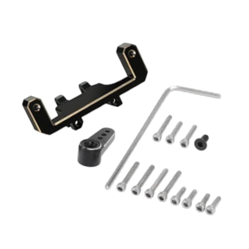 kowaku Metalllenker Servo Arm Bracket Kit Servo Ständer Servo Stütze Fernbedienungsauto -Teile für SCX24 AXI00001 AXI90081 AXI0005, Schwarz kowaku Metalllenker Servo Arm Bracket Kit Servo Ständer Servo Stütze Fernbedienungsauto -Teile für SCX24 AXI00001 AXI90081 AXI0005, Schwarz von kowaku