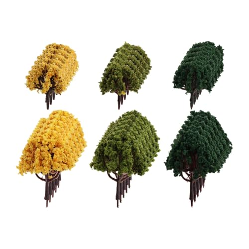 kowaku Modellbäume Bäume Statue DIY Bastel Sand Tisch Origination vorgetäuscht Spielen Spielzeugfilmprops Mini Diorama Bäume Layout Layout, 30 Stück von kowaku