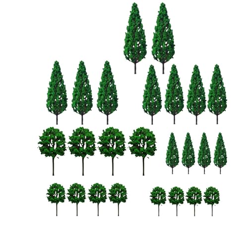kowaku Modellbäume Ho -Skala -Bäume Layout Architektur Realistische Landschaft Layout Movie Requisiten Miniaturbäume Zuglandschaft Landschaft Landschaft, 25 Stück von kowaku