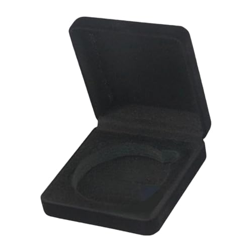 kowaku Münzpräsentationsbox, Aufbewahrungskoffer, Gedenkmünzenhalter für Zeremonien, Schmuckausstellungen, Schwarz von kowaku