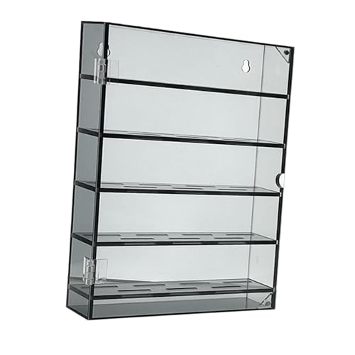 kowaku Münzvitrine, 5-reihiger Münzhalterschrank aus Acryl, Medaillenbox als Geschenk für Väter und Großväter, Grau kowaku Münzvitrine, 5-reihiger Münzhalterschrank aus Acryl, Medaillenbox als Geschenk für Väter und Großväter, Grau von kowaku