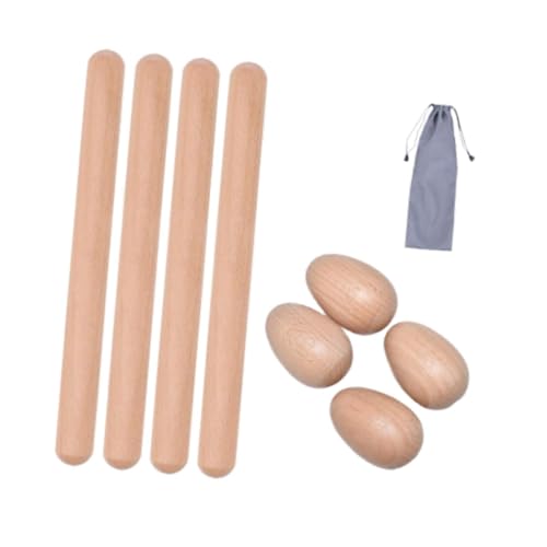 kowaku Musik Rhythmus Sticks Lernspielzeug Rhythmus Spielzeug Holz Schlaginstrument für , Style B von kowaku