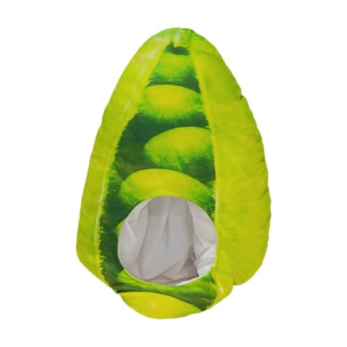 kowaku Niedlicher Gemüsehut Erbsen-Schöne weiche warme Kopfbedeckungshaube für Party-Event Cosplay kowaku Niedlicher Gemüsehut Erbsen-Schöne weiche warme Kopfbedeckungshaube für Party-Event Cosplay von kowaku
