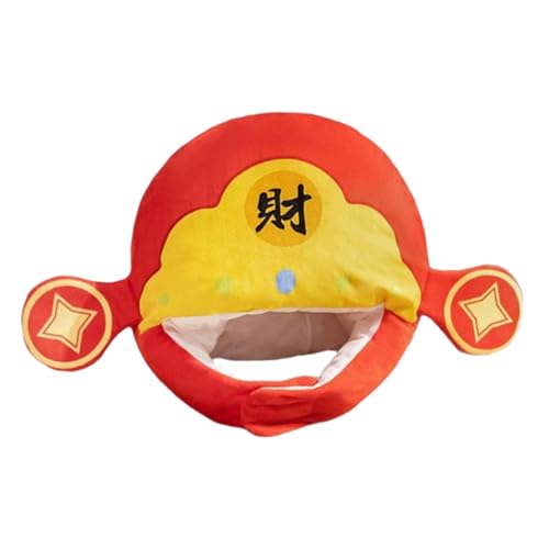 kowaku Niedlicher Plüschhut, Gott des Reichtums, Kopfbedeckung, Foto-Requisite für Halloween-Verkleidungen kowaku Niedlicher Plüschhut, Gott des Reichtums, Kopfbedeckung, Foto-Requisite für Halloween-Verkleidungen von kowaku