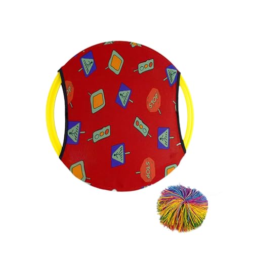 kowaku Paddle Catching Balls Party bevorzugt Interaktionsspielzeug für die Familie des Eltern -Kindes für die Familie für die Familie, Rot von kowaku