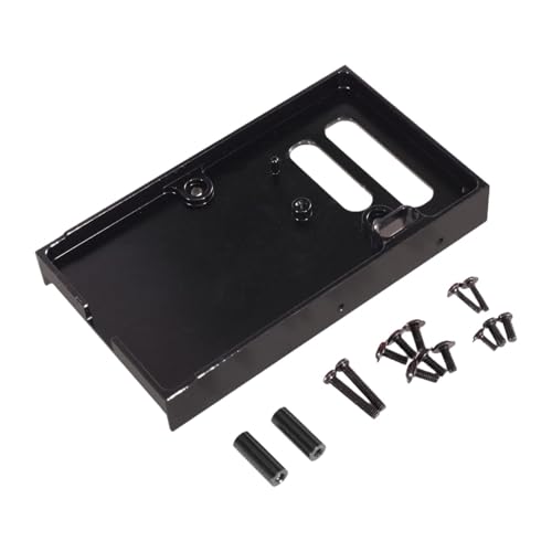 kowaku RC-Auto, Feste Lagerträger-Leiterplatte, Feste Lager-Heckplatte, Ersatzteile, einfache Installation fürfür MN99S MN98 1:12 RC-Fahrzeug-LKW, Schwarz von kowaku