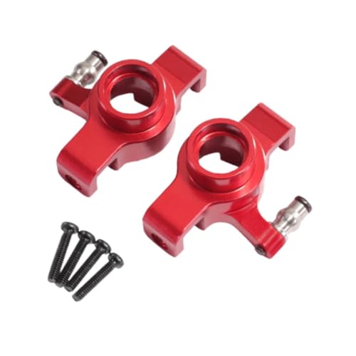 kowaku RC -Auto -Frontlenker -Lenkbecher Modifizierte Frontlenkkomponente RC Car Accessoires 1/20 für C8811, Rot von kowaku