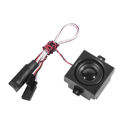 kowaku RC-Auto-Motorsound-Simulator, 5-W-Lautsprecher anschließen, vielseitiger Ersatz für kompakte Fahrzeugmodellteile für Bagger-LKW von kowaku