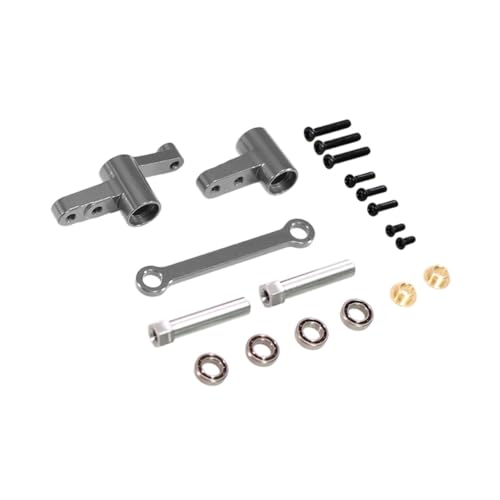 kowaku RC -Autolenkungsantriebskomponenten RC -Autoanpassungen RC -Auto -Upgrades Zubehör für H14BM, Grau von kowaku