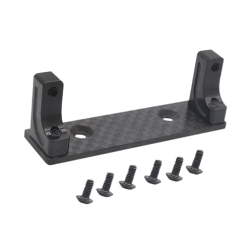 kowaku RC Car Servo Montagehalterung Modifikation Stabile Leistung Fernbedienung Metall Vorderachse Servo -Halterung Halter, Schwarz von kowaku
