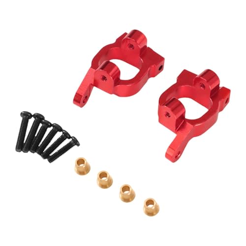 kowaku RC Carrier Upgrade Kit 1/14 RC Teile Metallbeschläge Achsträger für 124017 124018, Rot von kowaku