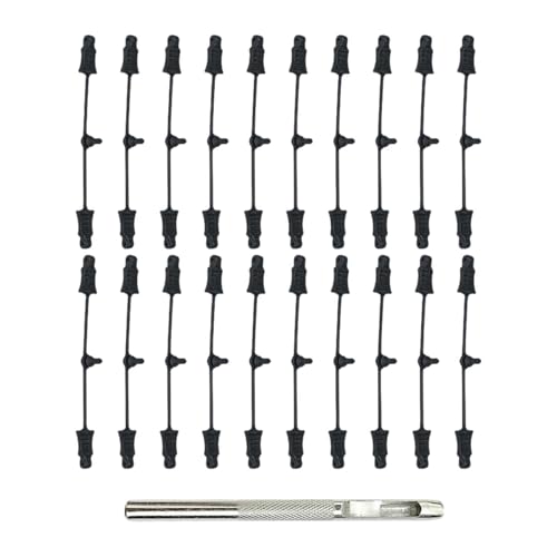 kowaku RC -Gummi -Retainer -Ziehenlaschen Parallele Gummistreifen Ersetzen Sie den Utility Wear Resistant High Performance RC -Autoaufsätze, 21 Stücke von kowaku