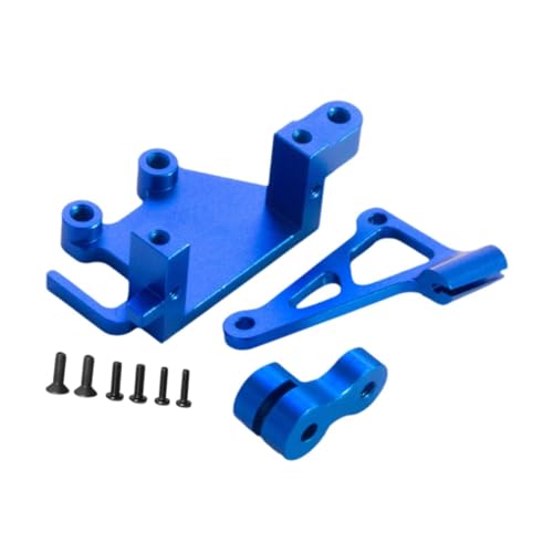 kowaku RC Servo -Halterung Arm Set RC Bike Ersatzteil Elektronischer Halterung Set für 1/4 Elektromotoprikat, Blau von kowaku