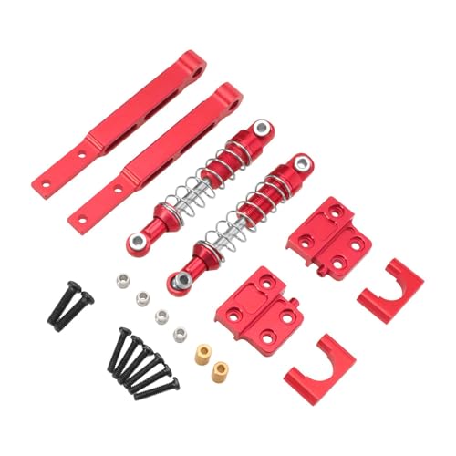 kowaku RC Stoßdämpfer Zugstange Set RC Dämpfer Set Ersetzen Teile Öl Gefüllt für 1/12 MN82, Rot kowaku RC Stoßdämpfer Zugstange Set RC Dämpfer Set Ersetzen Teile Öl Gefüllt für 1/12 MN82, Rot von kowaku