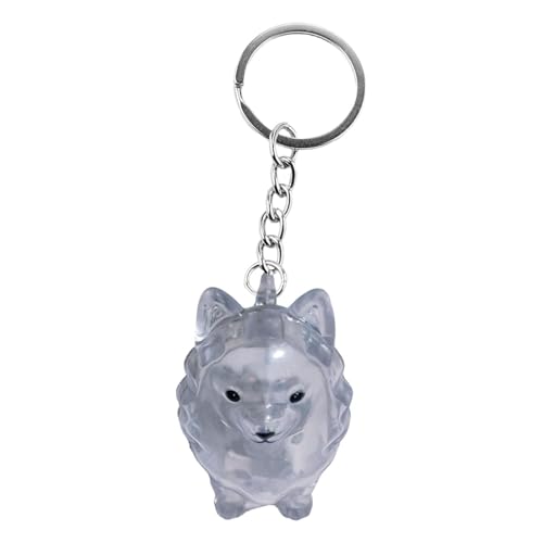 kowaku Schlüsselanhänger mit Hund, Taschenanhänger, Geschenk für Hundeliebhaber, einzigartig für Kinder und Erwachsene, praktisch, tragbar, Style C von kowaku