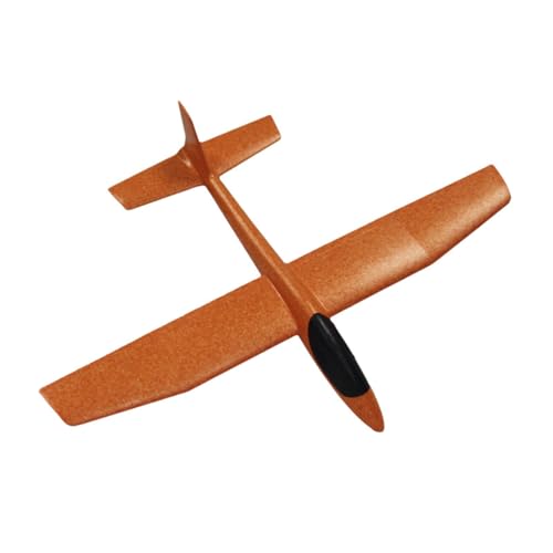 kowaku Segelflugzeugflugzeug, DIY Modificable Segelflugzeugschaum Flugmaschine Fliegerflugzeugmodell für Outdoor, Orange von kowaku