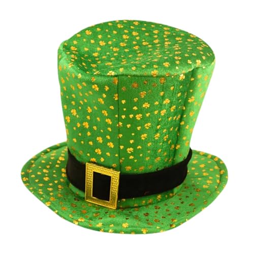 kowaku St. Patrick's Day Hut Green Top Hut für Karneval Masquerade Bühnenaufführung, Style A kowaku St. Patrick's Day Hut Green Top Hut für Karneval Masquerade Bühnenaufführung, Style A von kowaku