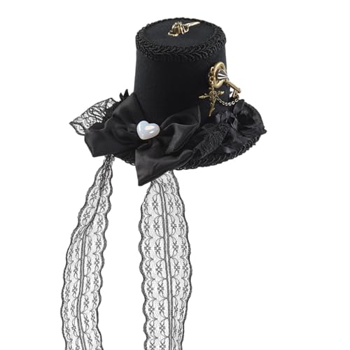 kowaku Steampunk Top Hut Haarclip Kopfbedeckung für Cosplay Halloween Bühne Performance von kowaku