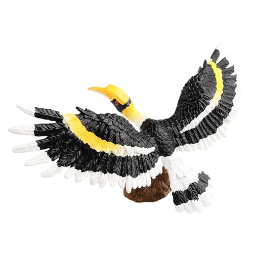 kowaku Vogelfiguren Spielzeug Künstliche PVC Vögel Tiermodelle Spielzeug Lebensechter Vogel für Regal Desktop Ornament, Breiten Sie die Flügel aus von kowaku