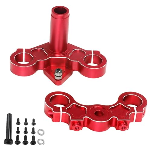 kowaku Vordere Fixed Triple Clamp RC Bike Ersatzteil Hochleistungs-RC-Upgrades-Zubehör für 1/4 -, Rot kowaku Vordere Fixed Triple Clamp RC Bike Ersatzteil Hochleistungs-RC-Upgrades-Zubehör für 1/4 -, Rot von kowaku