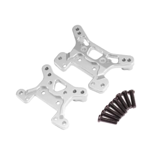 kowaku Vordere und hintere Stoßdämpfer RC -Auto -Stoßdämpfer RC -Autozubehör für WLTOYs ersetzen, Argent von kowaku