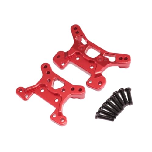 kowaku Vordere und hintere Stoßdämpfer RC -Auto -Stoßdämpfer RC -Autozubehör für WLTOYs ersetzen, Rot von kowaku