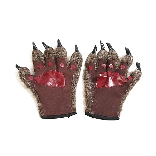 kowaku Werwolf Handschuhe Pfoten Handschuhe Fäustlinge Halloween Kostüm Zubehör Cosplay Tier für Erwachsene Kinder Wolf Handschuhe Foto Requisiten kowaku Werwolf Handschuhe Pfoten Handschuhe Fäustlinge Halloween Kostüm Zubehör Cosplay Tier für Erwachsene Kinder Wolf Handschuhe Foto Requisiten von kowaku