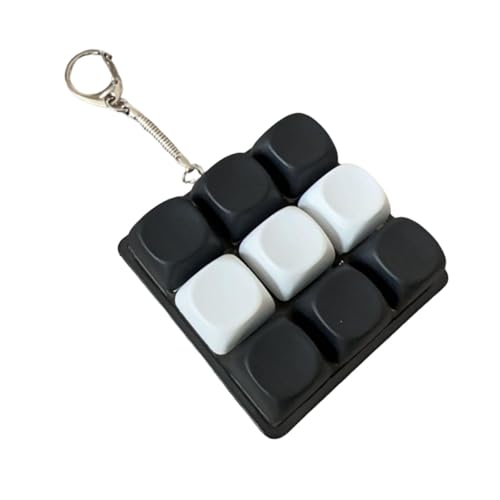 kowaku Zappeln Spielzeug Multifunktionale Kompakte Dekompression Taste Keychain , Schwarz Und Weiß von kowaku