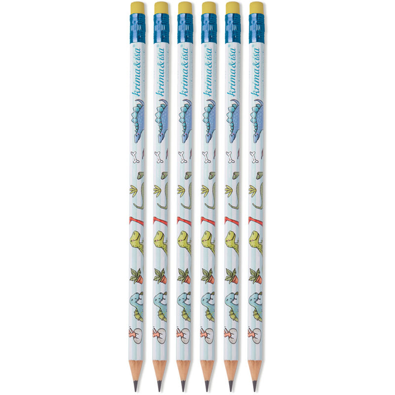 Bleistift DINO 6er-Set von krima & isa