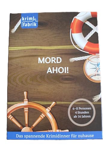 Mord AHOI! | Krimidinner Nordsee | Urlaub | Hochzeit | 6 bis 8 Personen | krimifabrik von krimi fabrik