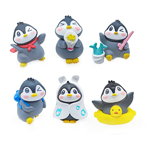 kukifun Pinguin Kuchen Cupcake Topper, 6 Stück Mini-Pinguin-Figuren, niedliches Pinguin-Figur-Spielzeug, Pinguin-Kuchendekorationen für Kindergeburt kukifun Pinguin Kuchen Cupcake Topper, 6 Stück Mini-Pinguin-Figuren, niedliches Pinguin-Figur-Spielzeug, Pinguin-Kuchendekorationen für Kindergeburt von kukifun