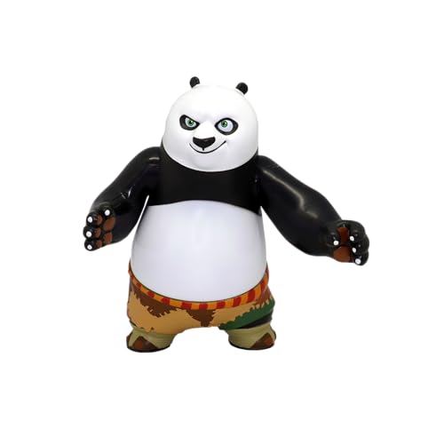 kung Fu Panda 4 – Po 14 cm große Figur mit aktionsaktivierten Soundeffekten und Hackaktion, präzise geformt und beweglich, geeignet für Kinder ab 4 Jahren von kung Fu Panda