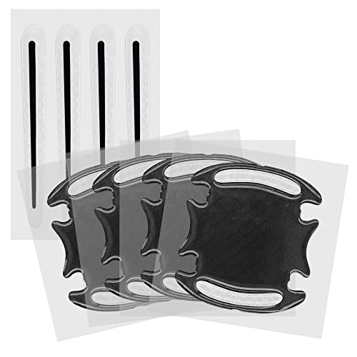 kwmobile 8X Universal Auto Türgriff Lackschutzfolie - Folie - Schutzfolie Griffmulden und Griff Schwarz Grau 9,1 x 8,3 + 13 x 1,7 cm kwmobile 8X Universal Auto Türgriff Lackschutzfolie - Folie - Schutzfolie Griffmulden und Griff Schwarz Grau 9,1 x 8,3 + 13 x 1,7 cm von kwmobile