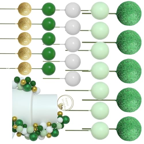 50pieces Cake Decoration Set Runde Toppers Dekorative Vorspeise Picks Party Cake Decors Für Festivalanlass Geeignet von kwoifioy