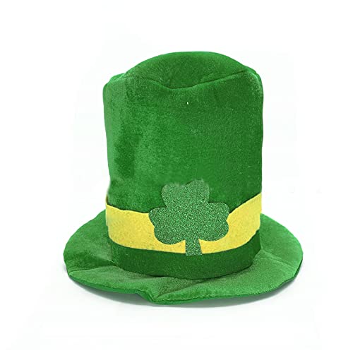 kwoifioy Irischer Ofenrohr-Hut, grüner irischer Hut, Koboldhut, Patrick's Day, Kleeblatt, Zylinderhut, Party, für den täglichen Gebrauch kwoifioy Irischer Ofenrohr-Hut, grüner irischer Hut, Koboldhut, Patrick's Day, Kleeblatt, Zylinderhut, Party, für den täglichen Gebrauch von kwoifioy