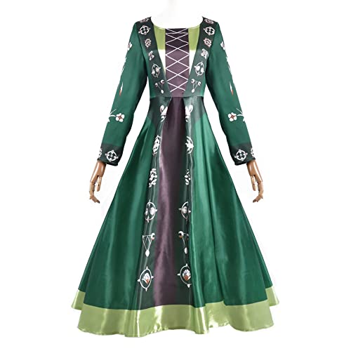 kzytamz Renaissance Kleid Damen Mittelalter Kleid Mittelalter Kostüme Damen Kleid Gothic Retro Kleid Renaissance Prinzessin Cosplay Party Outfit (S,Green) von kzytamz