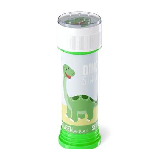 Dinosaurier Seifenblasen-Set für Kinder, Grün und Weiß, mit transparentem Deckel Dinosaurier Seifenblasen-Set für Kinder, Grün und Weiß, mit transparentem Deckel von la vida GmbH