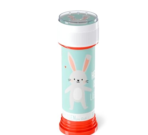 Seifenblasen mit Hasen-Design, Bubble Blower für Kinder, Mint-Weiß-Rot Seifenblasen mit Hasen-Design, Bubble Blower für Kinder, Mint-Weiß-Rot von la vida GmbH