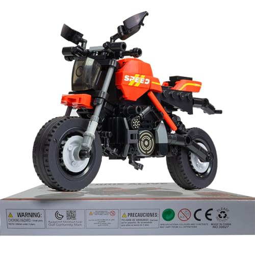 laddutoi Motorrad Bausatz, rotes Supersport Motorradmodell mit beweglichem Lenker und funktionierendem Kolbenmotor, 281-teiliges 1:20 Modell für Kinder ab 6 Jahren laddutoi Motorrad Bausatz, rotes Supersport Motorradmodell mit beweglichem Lenker und funktionierendem Kolbenmotor, 281-teiliges 1:20 Modell für Kinder ab 6 Jahren von laddutoi