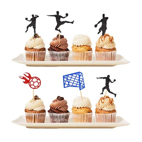 lafomukea 30 Stück Handball Cupcake Topper, Sport Kuchen Dekoration, Sport Fitness Cupcake Toppers für Kinder Jungen Festival Geburtstag Party Deko, Handball Party Dekoration, Sport Party Dekoration lafomukea 30 Stück Handball Cupcake Topper, Sport Kuchen Dekoration, Sport Fitness Cupcake Toppers für Kinder Jungen Festival Geburtstag Party Deko, Handball Party Dekoration, Sport Party Dekoration von lafomukea