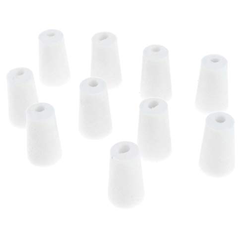 lahomia 10 Stück Weiß 1 Loch Gummistopfen Bungs Laboratory Tapered Plugs Verschiedene Größen - 8-12mm lahomia 10 Stück Weiß 1 Loch Gummistopfen Bungs Laboratory Tapered Plugs Verschiedene Größen - 8-12mm von lahomia