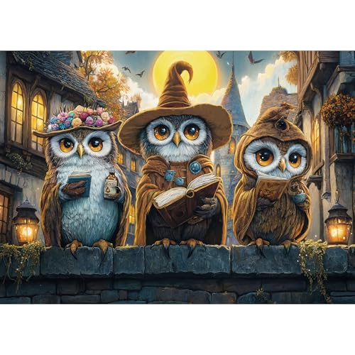 1000 Teile Puzzle für Erwachsene OwlWizard 1000 Teile Puzzle für Erwachsene OwlWizard von lamplig