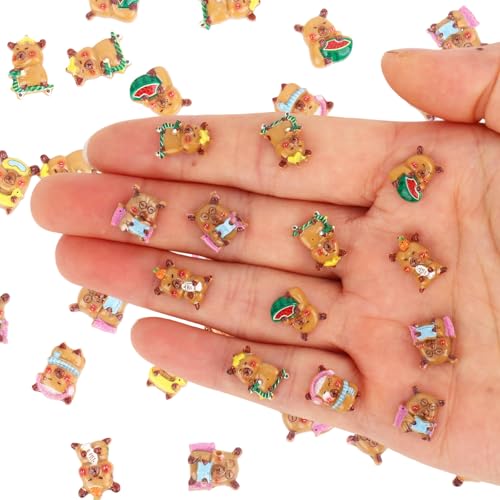 120stk Mini-Capybara-Dekor, Winzige Capybaras aus Kunstharz Puppenhaus-Miniaturen Kunstharztiere Miniatur-Tier-Schreibtisch für Puppenhaus-Mikro-Landschaftsgestaltungsdekoration 120stk Mini-Capybara-Dekor, Winzige Capybaras aus Kunstharz Puppenhaus-Miniaturen Kunstharztiere Miniatur-Tier-Schreibtisch für Puppenhaus-Mikro-Landschaftsgestaltungsdekoration von lasuroa