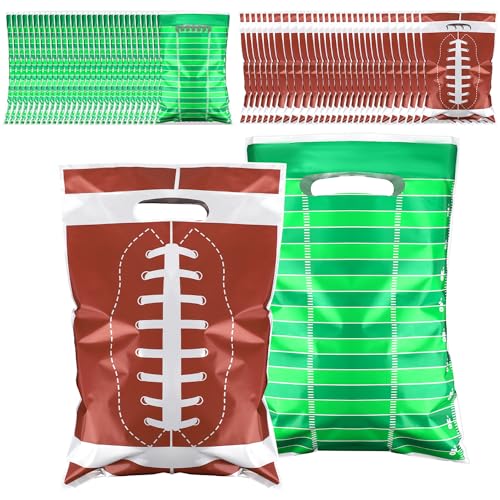 60 Stück Fußball Partytüten, 2 Stile Fußball Geschenktüten mit Griff Doppelseitiges Muster Rugby Partygeschenke Sport Leckerli Geschenktüten für Kinder, Partyzubehör, Veranstaltungen 60 Stück Fußball Partytüten, 2 Stile Fußball Geschenktüten mit Griff Doppelseitiges Muster Rugby Partygeschenke Sport Leckerli Geschenktüten für Kinder, Partyzubehör, Veranstaltungen von lasuroa