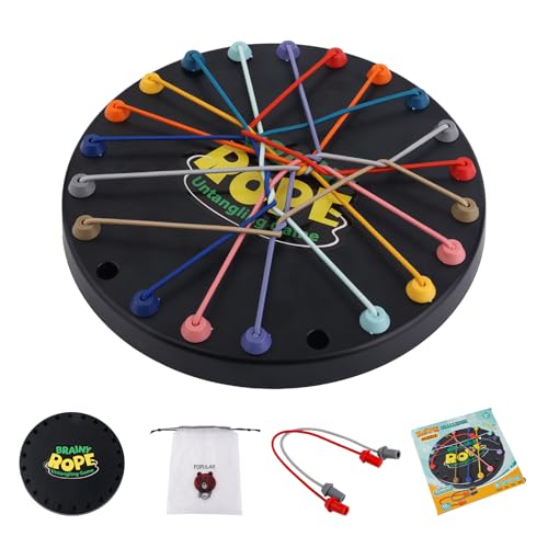 lasuroa 12 Stück Brainy Knots Seil Entwirrspiel, Verdrehte Seil Puzzlespiele Förderung Strategischen Denkens Herausforderungen mit Fadenlösung Zentrale Schnürspielzeuge für Alle Altersgruppen lasuroa 12 Stück Brainy Knots Seil Entwirrspiel, Verdrehte Seil Puzzlespiele Förderung Strategischen Denkens Herausforderungen mit Fadenlösung Zentrale Schnürspielzeuge für Alle Altersgruppen von lasuroa
