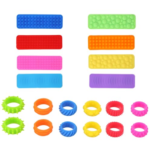 lasuroa 20 Teiliges Set mit Sensorischen Zappelspielzeugen für Kinder und Erwachsene, 2 Arten Sensorischer Stressabbau Spielzeuge für den Einsatz im Klassenzimmer im Büro auf Reisen oder zu Hause lasuroa 20 Teiliges Set mit Sensorischen Zappelspielzeugen für Kinder und Erwachsene, 2 Arten Sensorischer Stressabbau Spielzeuge für den Einsatz im Klassenzimmer im Büro auf Reisen oder zu Hause von lasuroa